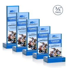 Hathaway VividPrint Award - Sky Blue - Crystal Awards