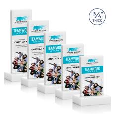 Hathaway VividPrint Award - White - Crystal Awards