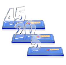 Northam Anniversary VividPrint Award - Sky Blue - Crystal Awards