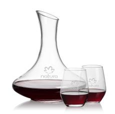Kanata Carafe & Mandelay Stemless Wine - Corporate Gifts