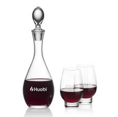 Malvern Decanter & Glenarden Stemless Wine - Corporate Gifts
