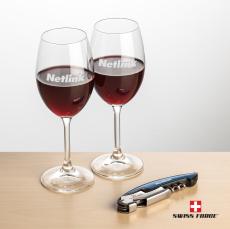 Swiss Force Opener & Naples Wine - Barware Gift Sets