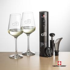 Swiss Force Opener Set & Breckland Wine - Corporate Gifts