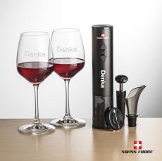 Swiss Force Opener Set & Oldham Wine - Corporate Gifts