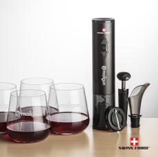 Swiss Force Opener Set & Howden Stemless Wine - Barware Gift Sets