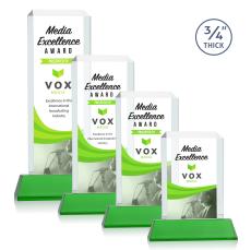 Dalton VividPrint Award on Newhaven - Green - Crystal Awards