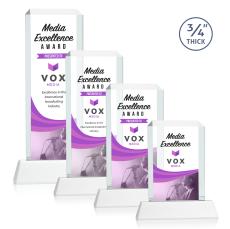 Dalton VividPrint Award on Newhaven - White - Crystal Awards