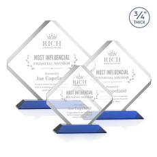 Toulon Award - Blue - Crystal Awards