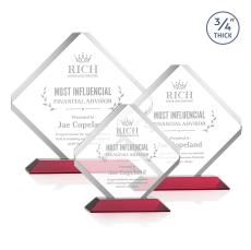 Toulon Award - Red - Crystal Awards