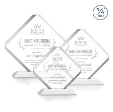 Toulon Award - White - Crystal Awards
