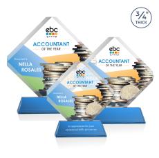 Toulon on Newhaven VividPrint Award - Sky Blue - Glass Awards