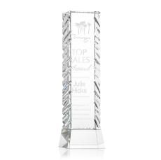 Kaleidoscope Award on Base - Crystal Pillar Awards