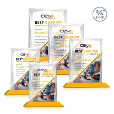 Messina VividPrint Award - Amber - Crystal Awards