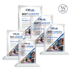 Messina VividPrint Award - White - Rectangle Awards