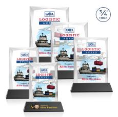 Messina VividPrint Awardon Newhaven Base - Black - Crystal Awards