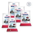 Messina VividPrint&trade; Award on Newhaven Base - Red