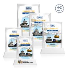 Messina VividPrint Award on Newhaven Base - White - Shop by Recipient