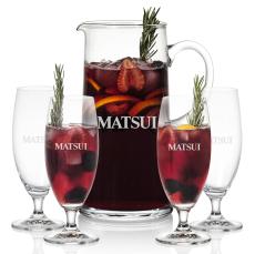Rexdale Pitcher & Pinehurst Cocktail Set - Cocktail Glasses