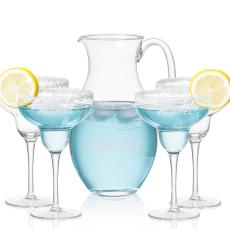 Charleston Pitcher & St Tropez Cocktail - Cocktail Glasses
