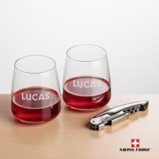 Swiss Force Opener & Dunhill Stemless Wine - Barware Gift Sets