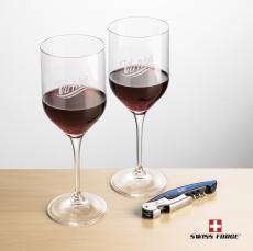 Swiss Force Opener & Belmont Wine - Barware Gift Sets