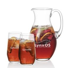 St Tropez Pitcher & Germain Beverage - Glasses Sets