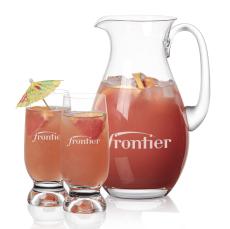 St Tropez Pitcher & Marland Cocktail - Cocktail Glasses