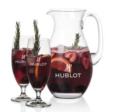 St Tropez Pitcher & Pinehurst Cocktail - Martini Glasses