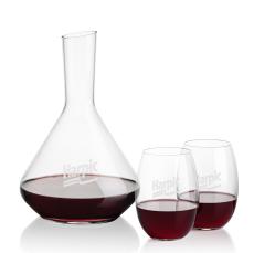 Terrassa Carafe & Carlita Stemless Wine - Barware Gift Sets