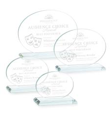 Austin Award (Horiz) - Clear - Circle Awards