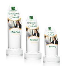 Lauder VividPrint Award on Base - Clear - Crystal Awards