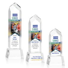Clarington VividPrint Award on Base - Clear - Crystal Awards