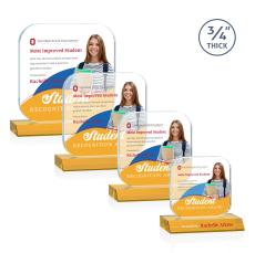 App VividPrint Award - Amber - Crystal Awards