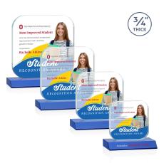 App VividPrint Award - Blue - Crystal Awards