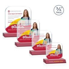 App VividPrint Award - Red - Crystal Awards