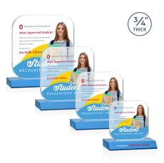 App VividPrint Award - Sky Blue - Crystal Awards