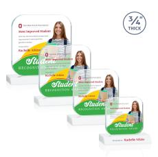 App VividPrint Award - White - Crystal Awards