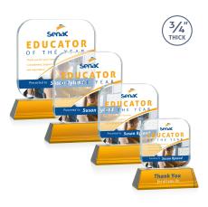 App VividPrint Award on Newhaven - Amber - Crystal Awards