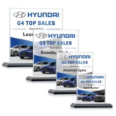 Cardiff VividPrint Award - Black - Crystal Awards