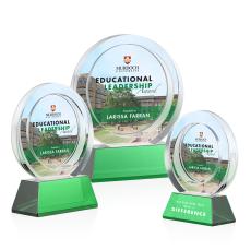 Templeton VividPrint Award on Base - Green - Shop by Recipient