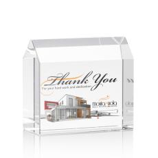 Homestead VividPrint Paperweight - Crystal Awards