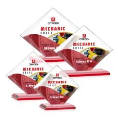 Griffith VividPrint Award - Red - Crystal Awards
