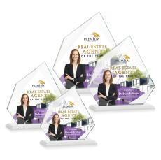 Lexus VividPrint Award - White - Crystal Awards