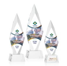 Manilow VividPrint Award on Robson Base - Clear - Crystal Awards