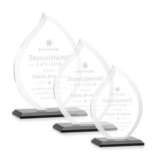 Nestor Flame Award - Black - Crystal Awards