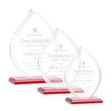 Nestor Flame Award - Red - Crystal Awards
