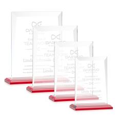 Sullivan Award - Red - Crystal Awards