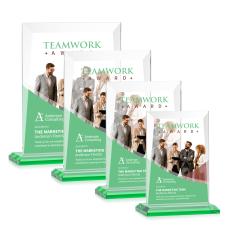 Sullivan VividPrint Award - Green - Crystal Awards