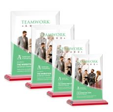 Sullivan VividPrint Award - Red - Crystal Awards