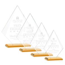 Rideau Award - Amber - Yellow Crystal Awards